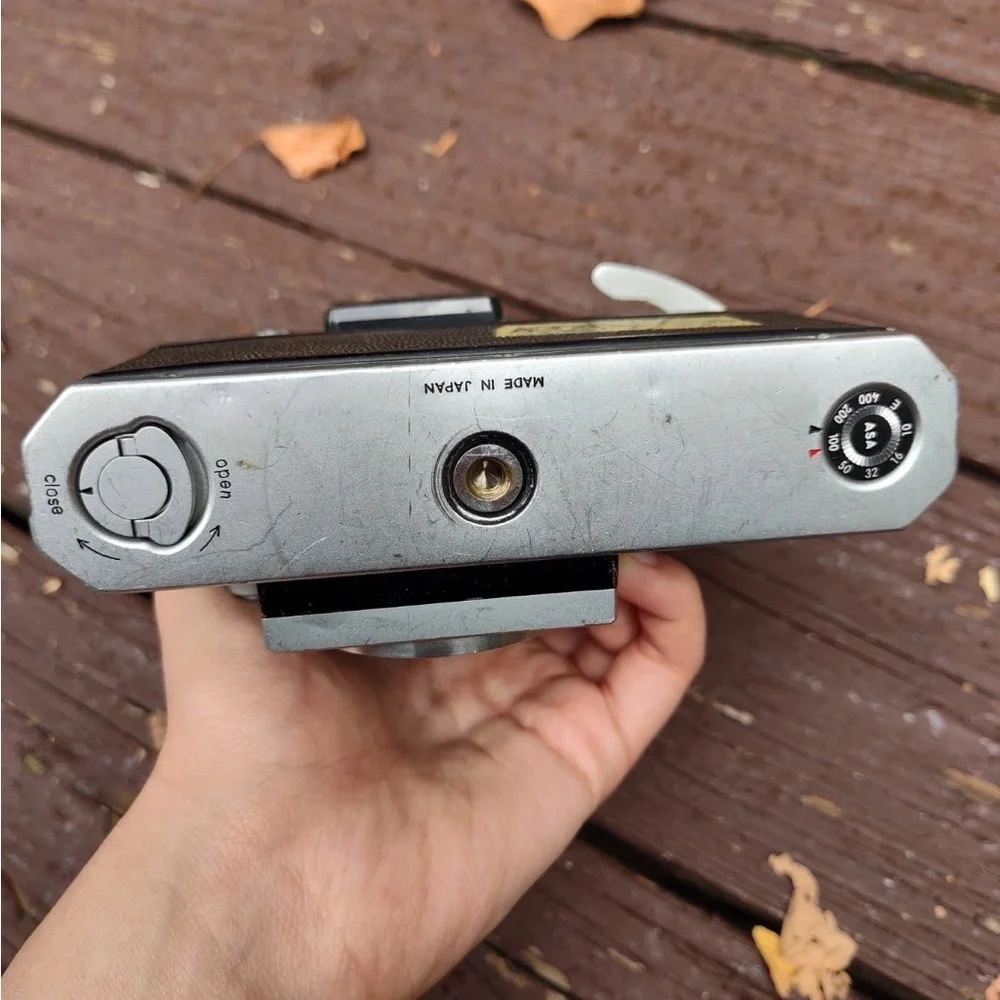 Nikon Vintage Black and Silver Camera Body